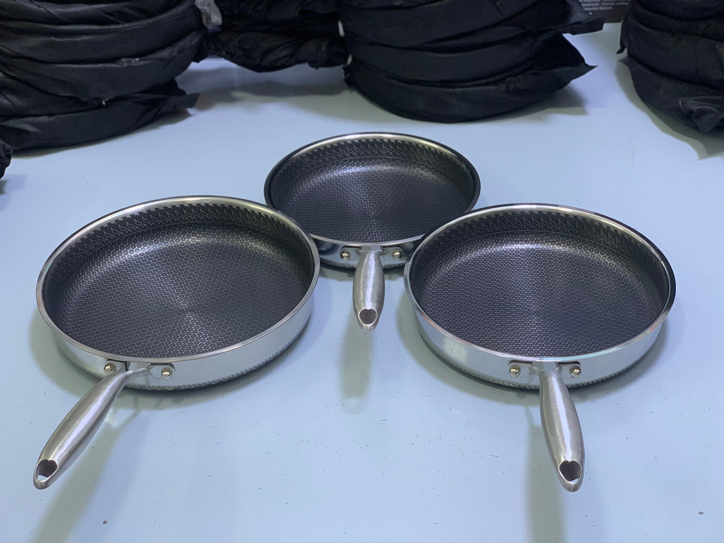 Laser Coated Fry Pan| SUS 316 Steel Graded