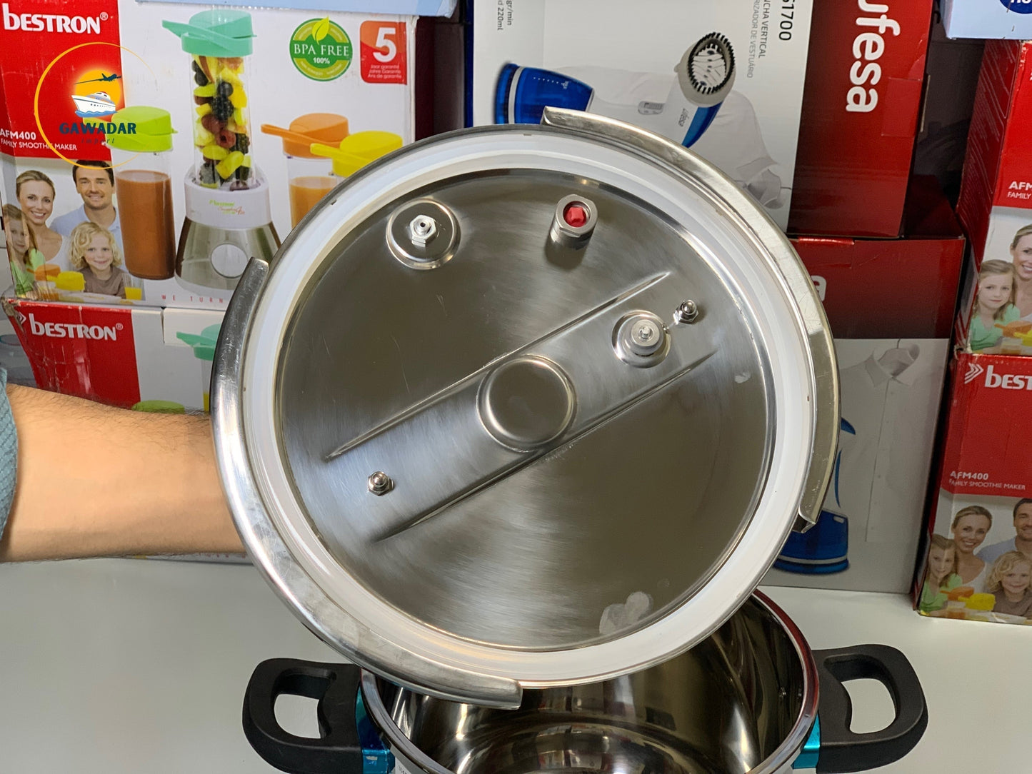Knob Type Pressure Cooker with Advance safety Stainless Steel