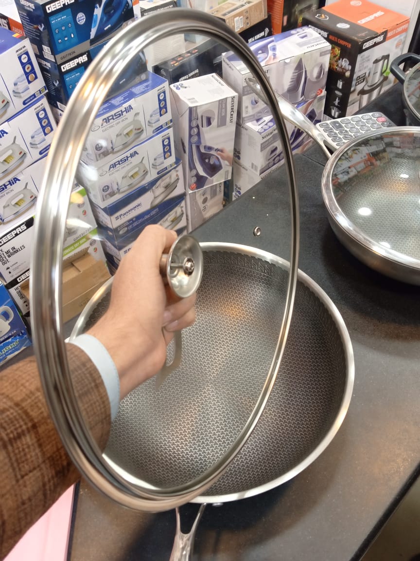 Laser Coating Deep Frying Pan