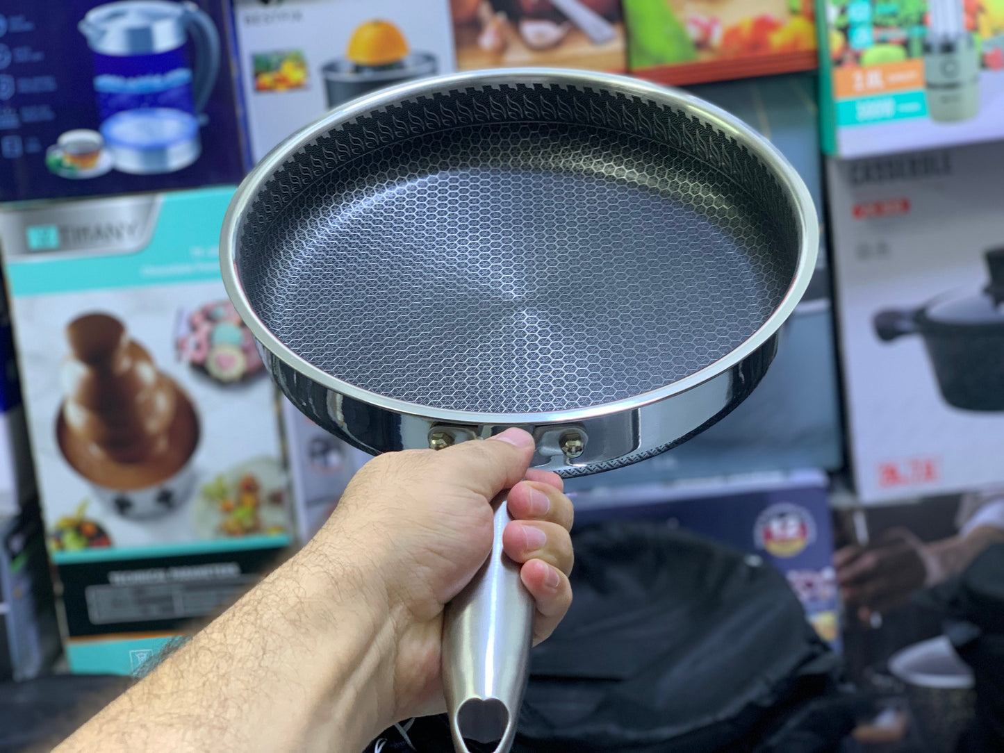 Laser Coated Fry Pan| SUS 316 Steel Graded
