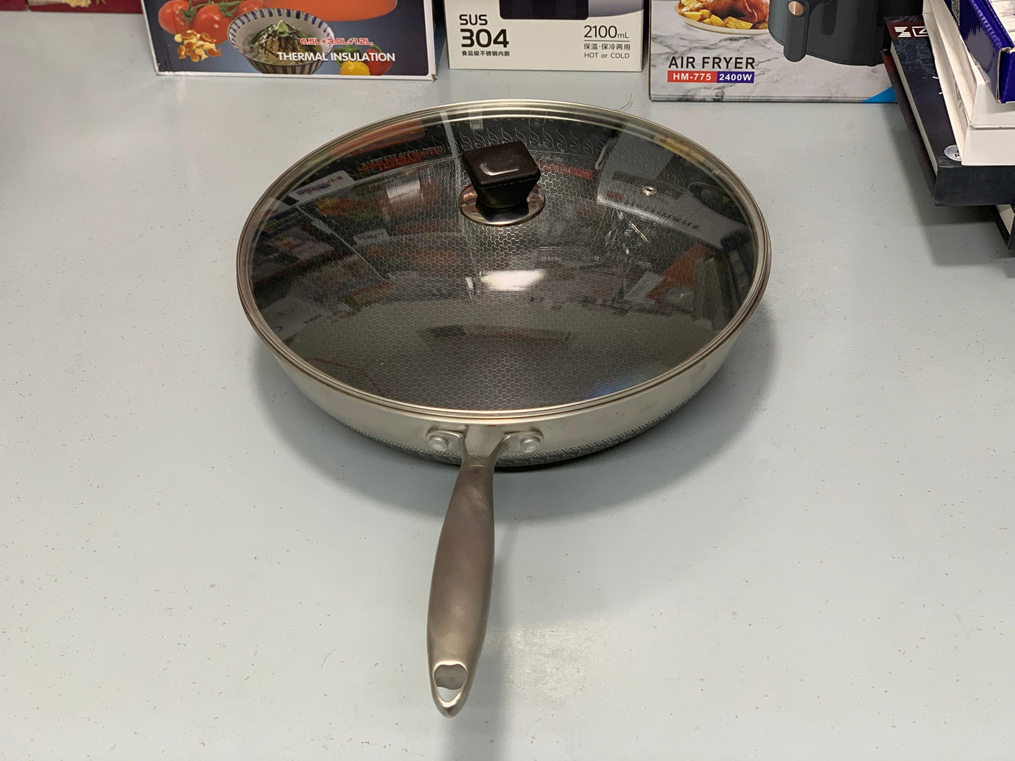 Laser Coating Deep Frying Pan