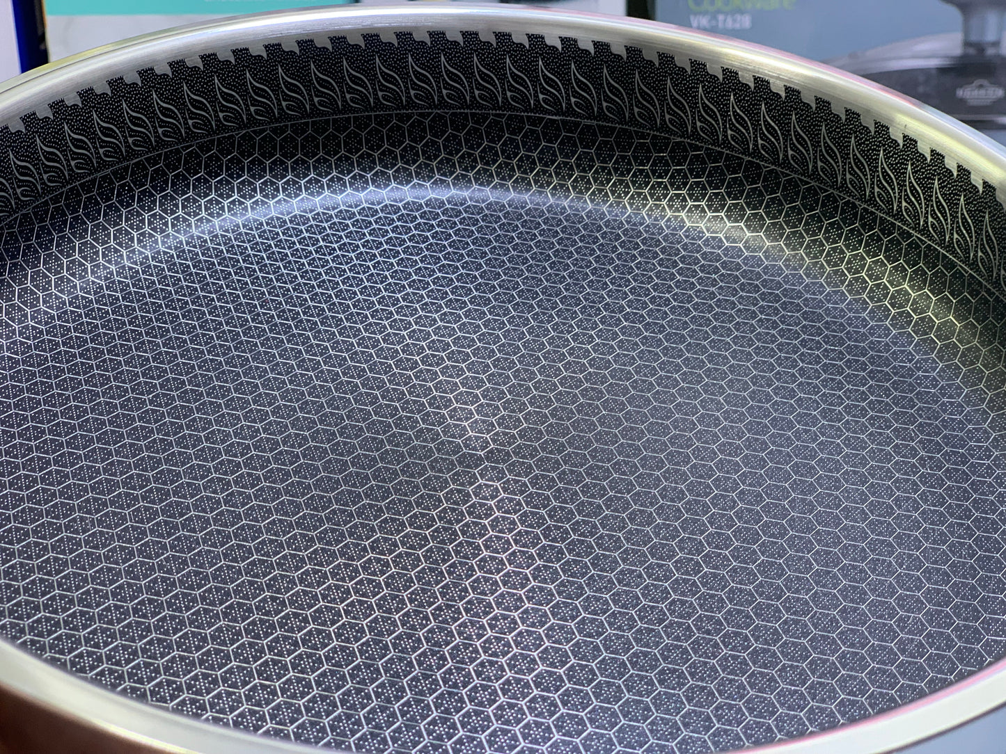 Laser Coated Fry Pan| SUS 316 Steel Graded