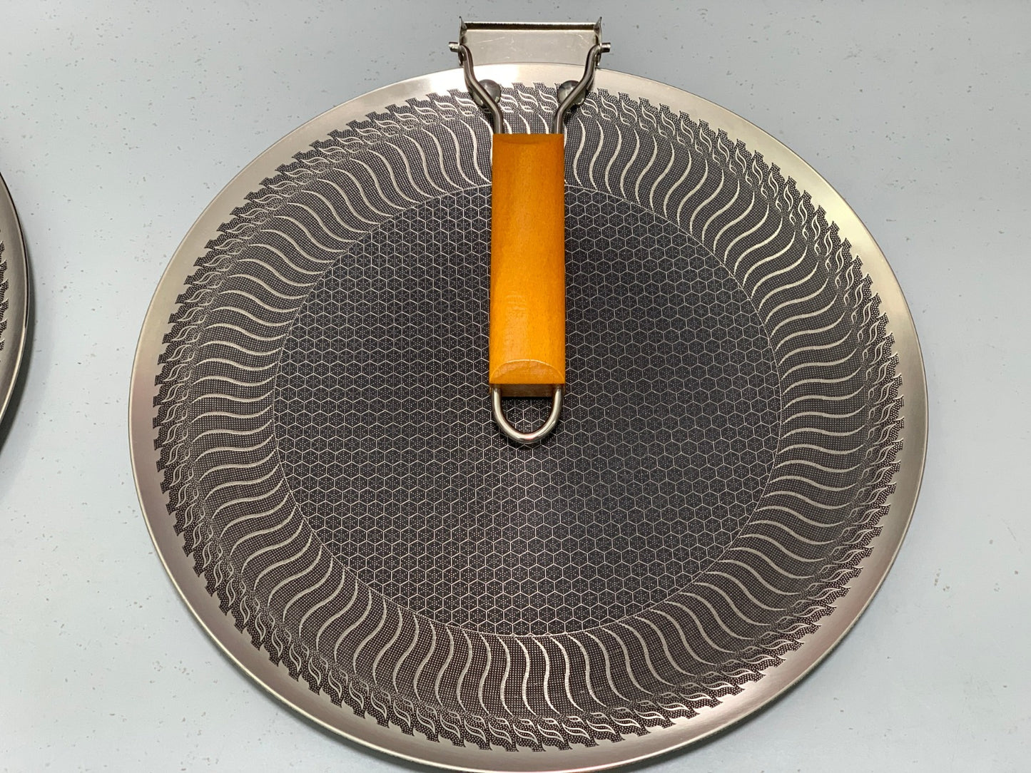 German Imported HoneyComb Laser Coating Tawa , Stainless Steel