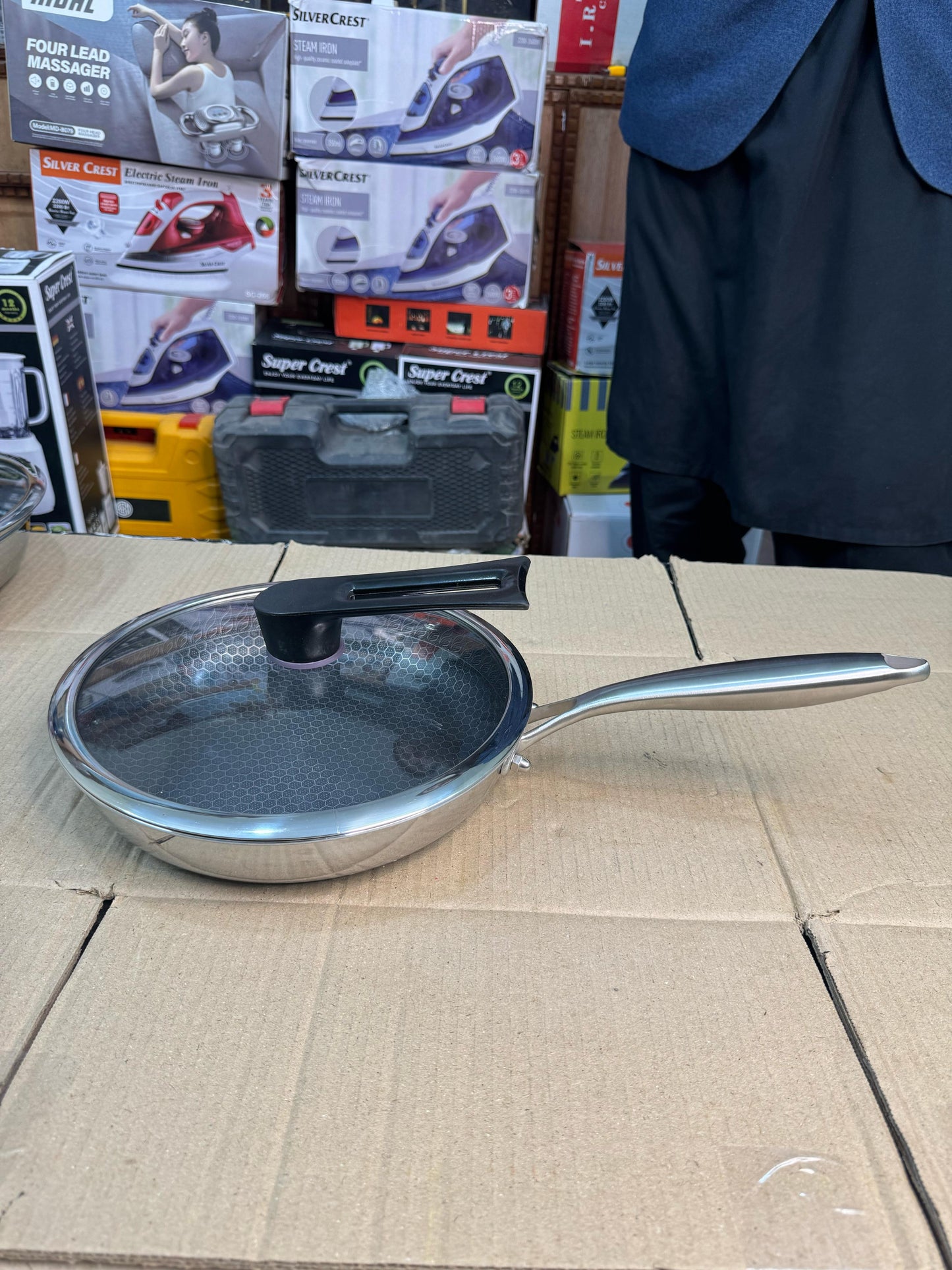 Laser Coated Shallow fry Pans| Top quality