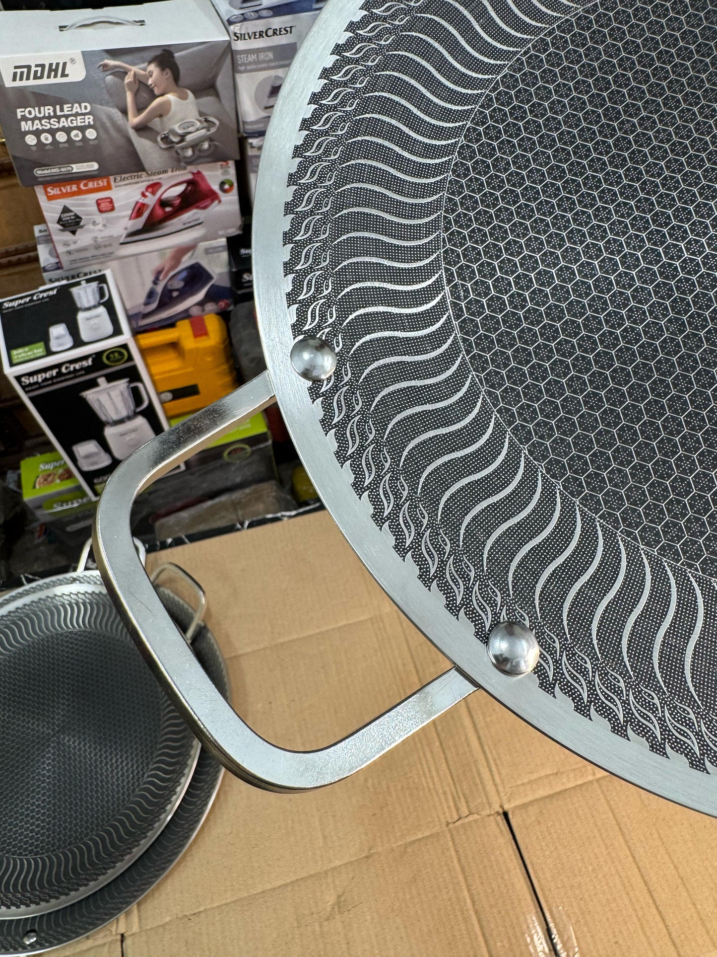 Different sizes honeycomb lesser coating tawa