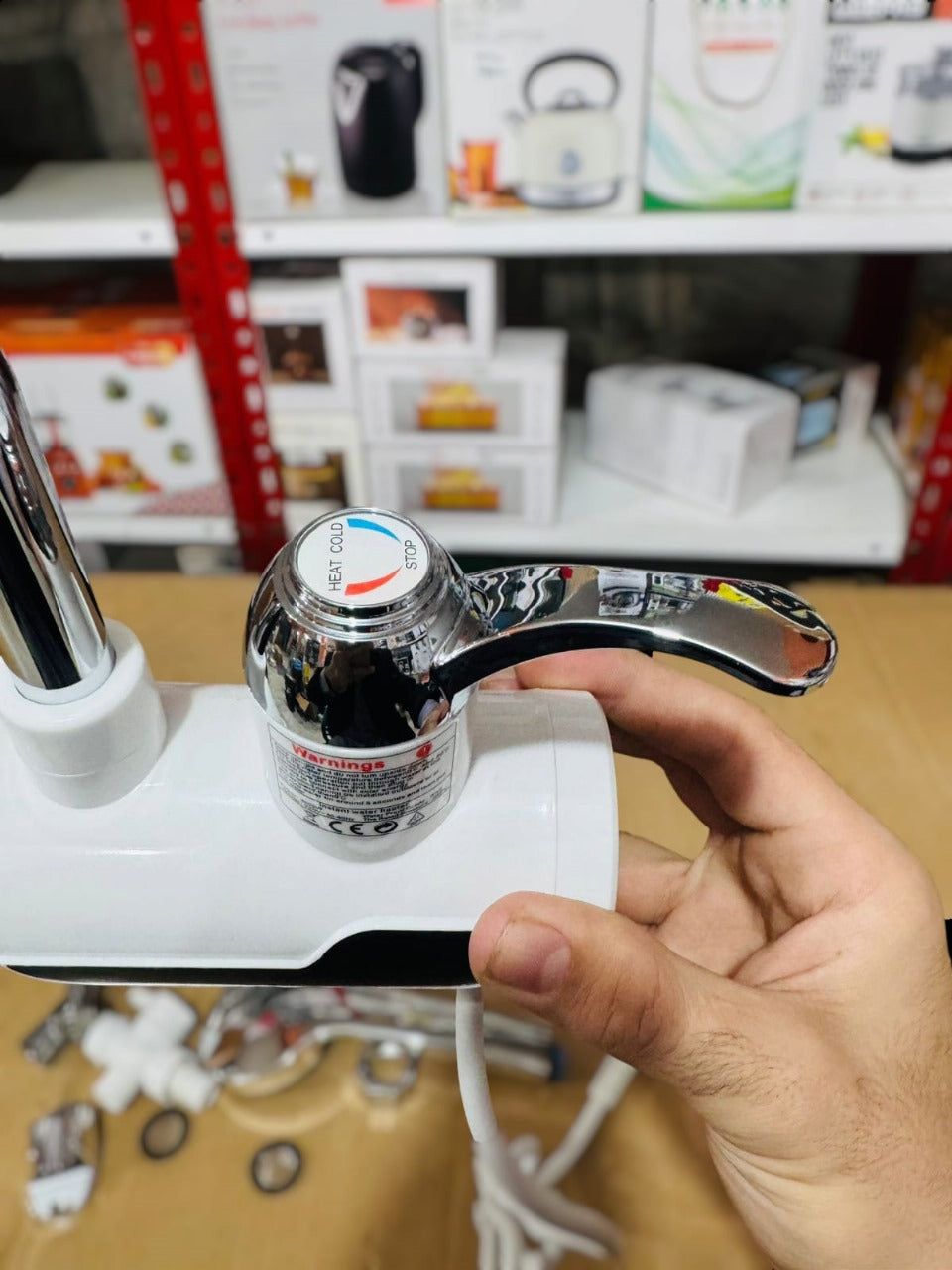 instant water heating faucet and shower