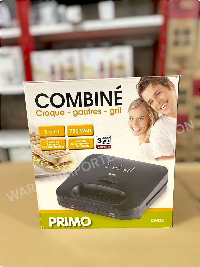 PRIMO 3 in 1 Sandwich Maker